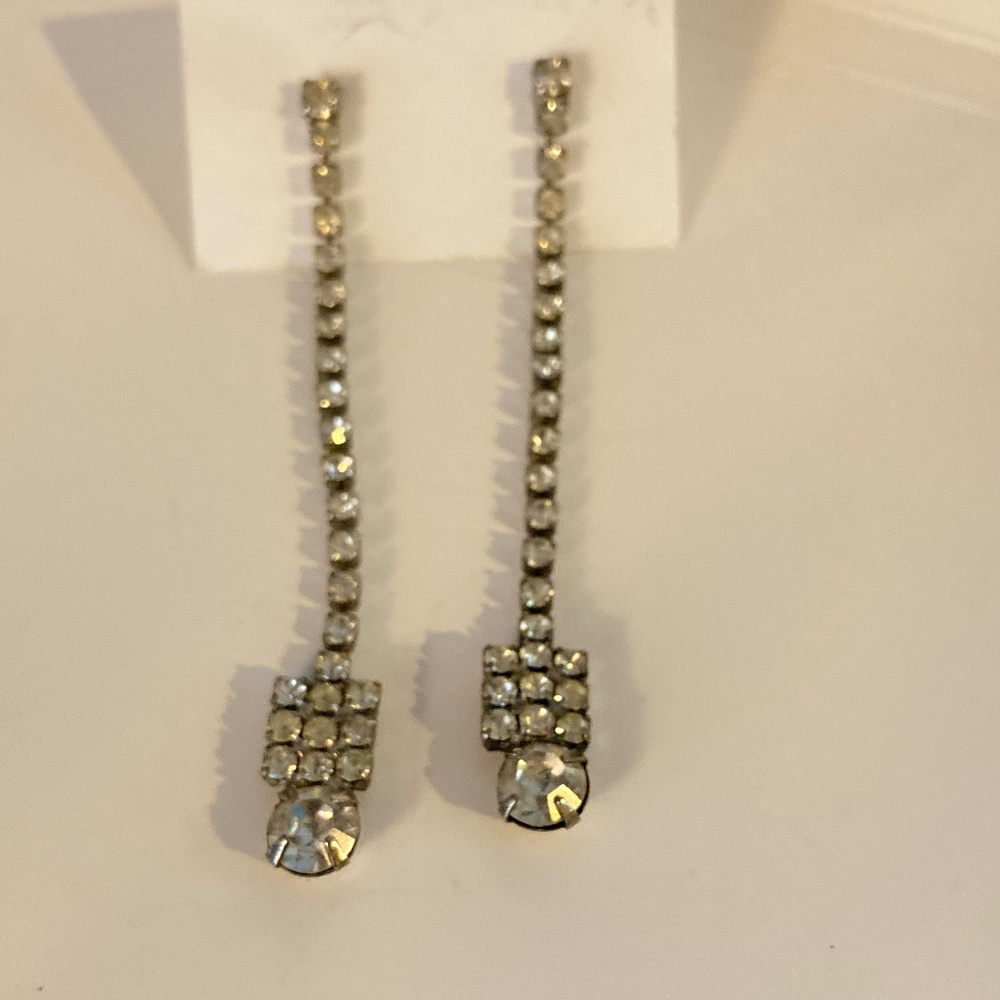 Rhinestone Dangle Earrings